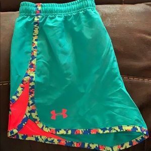 Youth under armour athletic shorts